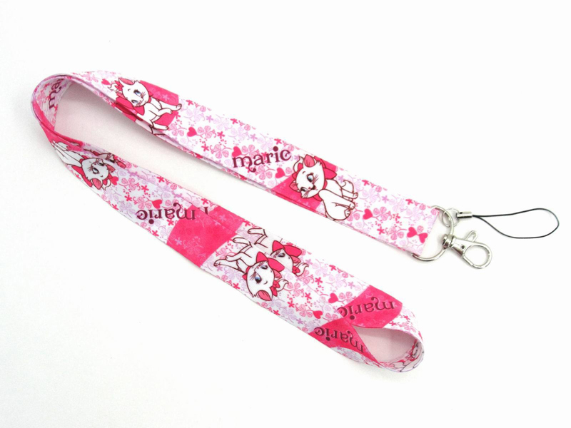Lanyard WHOLESALE NEW MARIE CAT Key Phone Neck Strap ID card holder Badge