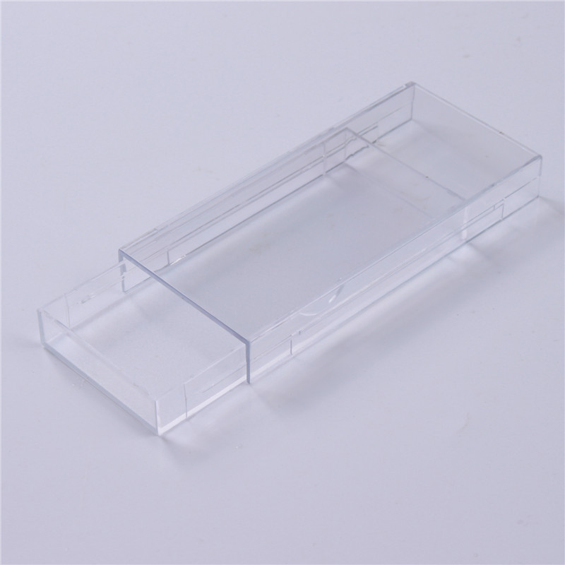 

20pcs Acrylic False Eyelashes Packaging Box Blank Opening Drawer Design Storage Boxes Cosmetic Fake Mink Lashes Empty Case