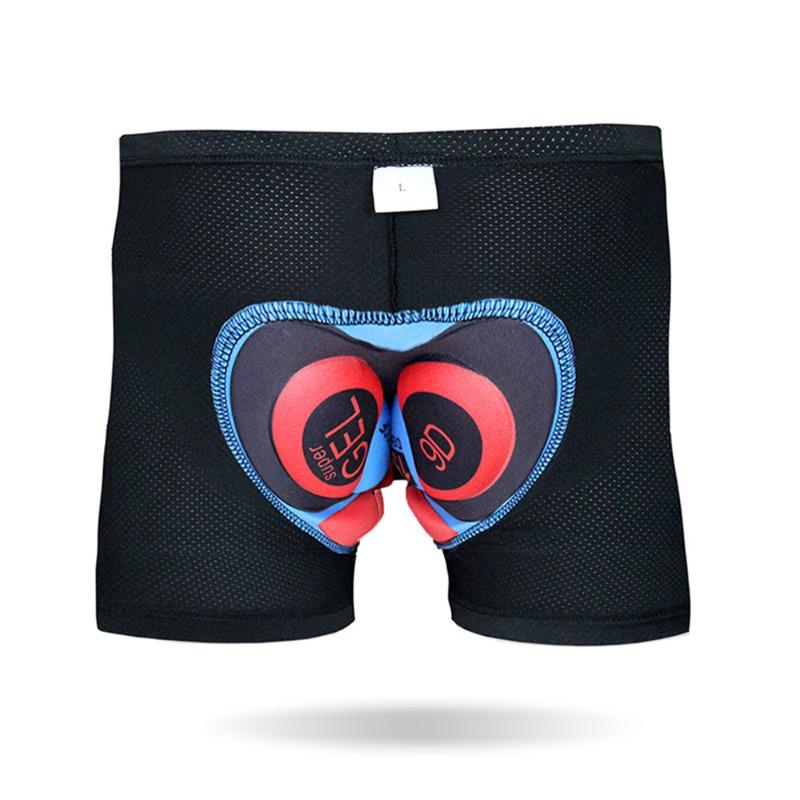 

Unisex Cycling Shorts with Soft Pads Bicycle Comfortable Underpants Cycling Underwear 3D Silicone Cushion Bike MTB Shorts Pants, As pic