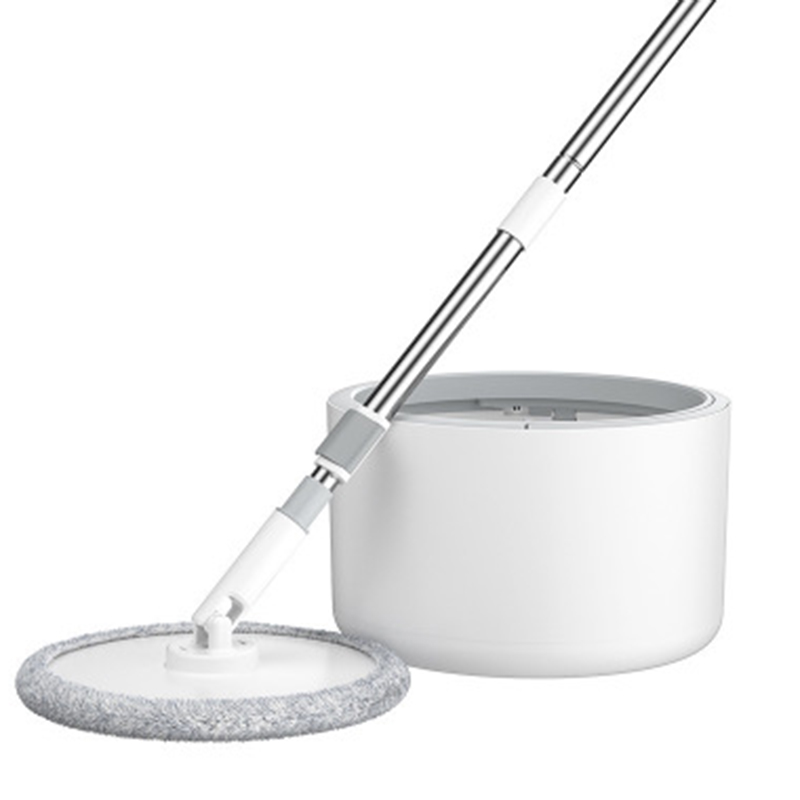 

Magic Microfiber Mop with Round Bucket Adjustable Handle Household Sweeper Tile Cleaner Carton Flow System 360 Cleaning Tools
