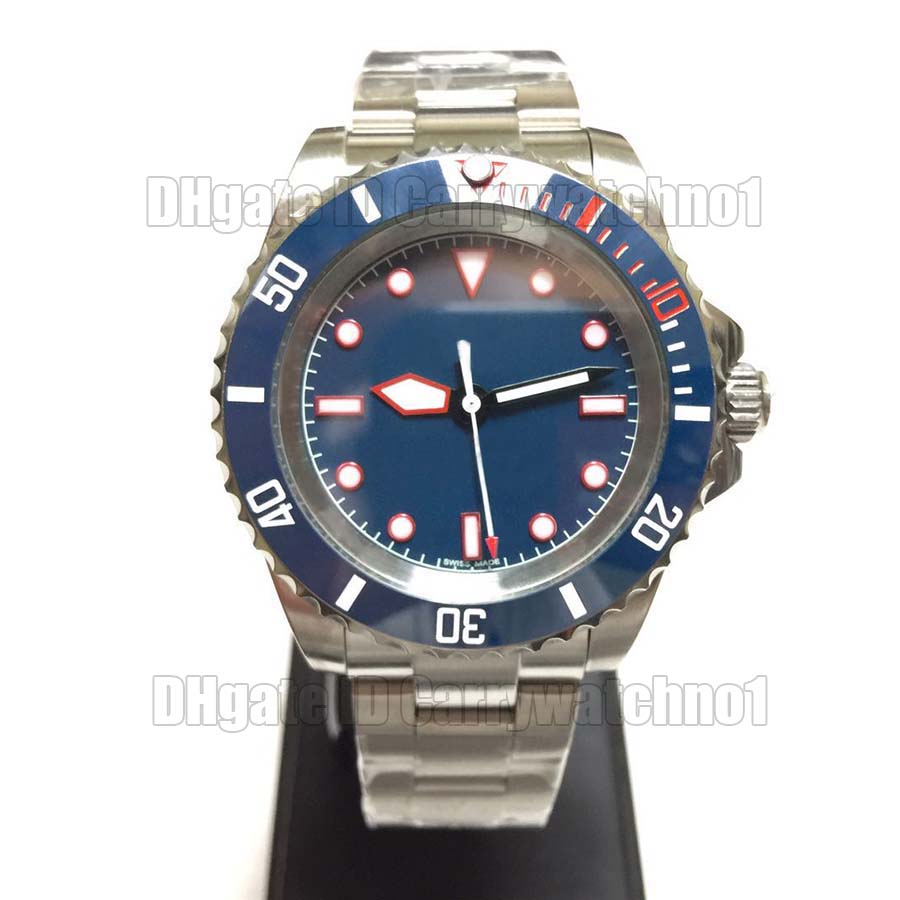 

Fashion Luxury Mechanical Automatic Movement Sweep hand Ceramic Mens rol Watch designer watches Wristwatches man, Blue