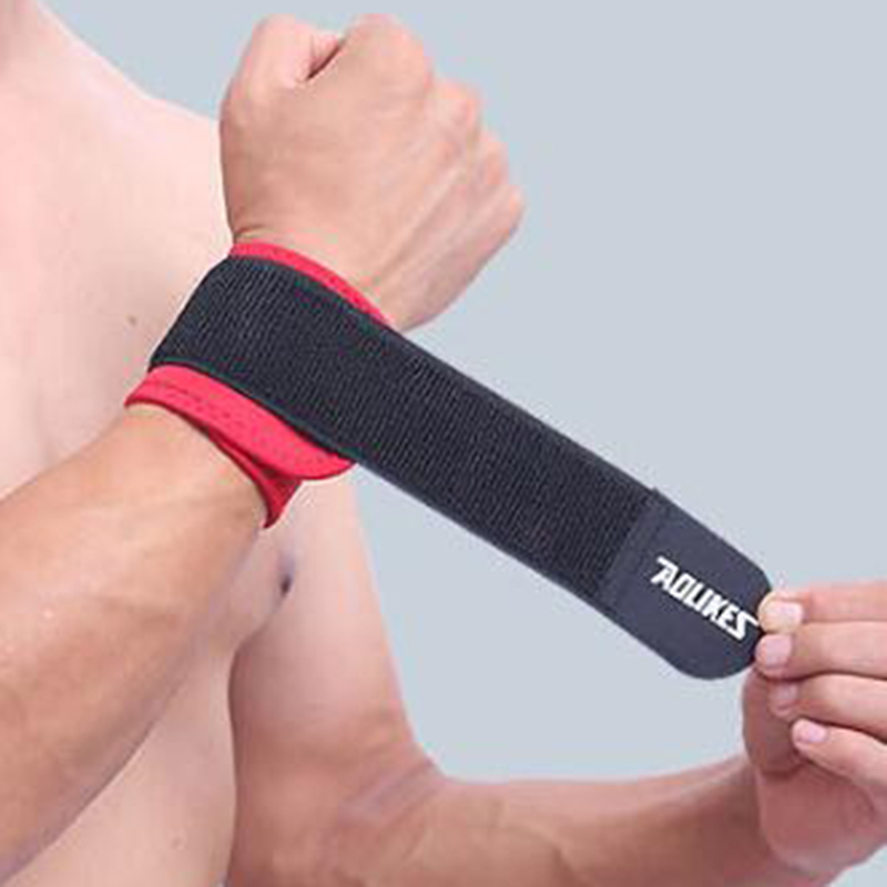 

Workout Wrist Protector Band Straps Fitness Wraps Support Running Adjustable, Blue