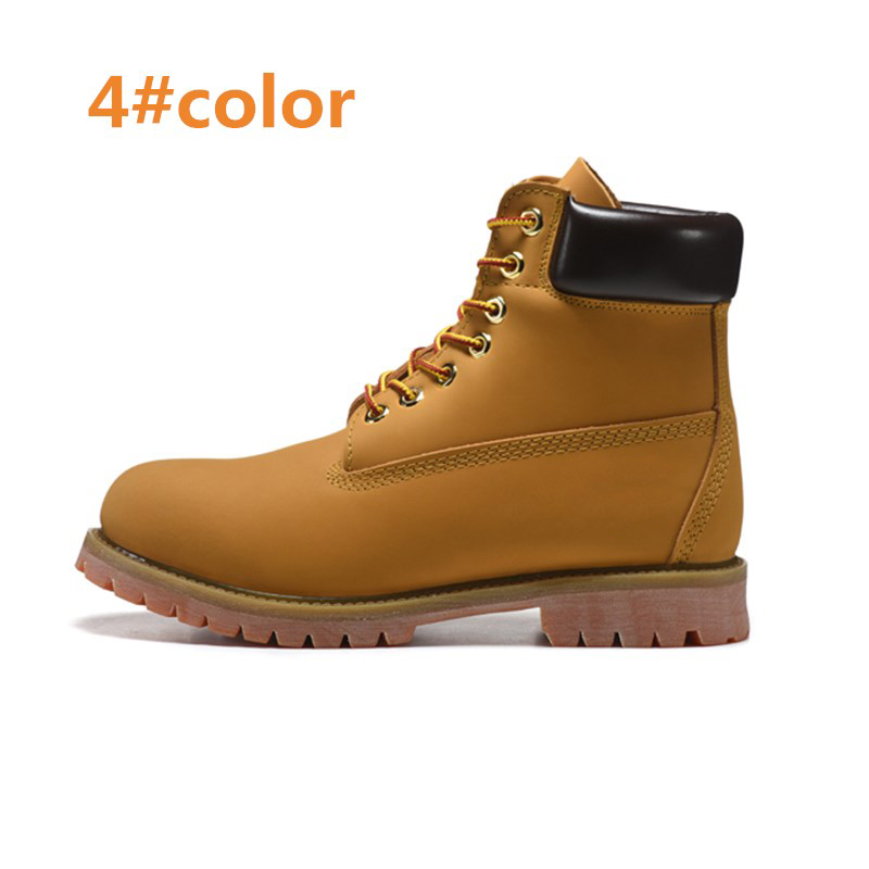 

2020 Mens boots Military fashion trend sports sneakers Women Chestnut Triple Black White Camo Hiking leather ankle Boot size 36-45