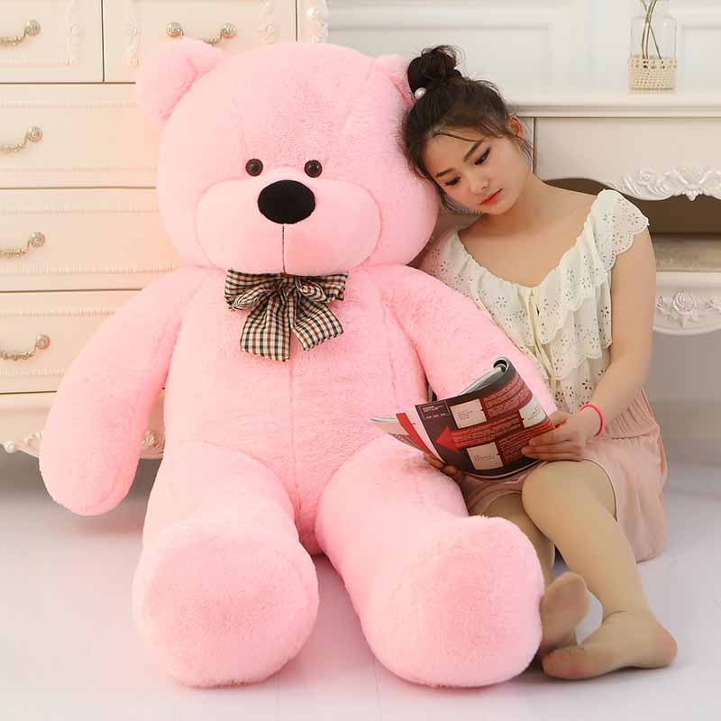 

140cm 5 Colors Giant Large Size Pink Teddy Bear Plush Toys Stuffed Toy Lowest Price Kids Toy Birthday gifts Christmas Gift