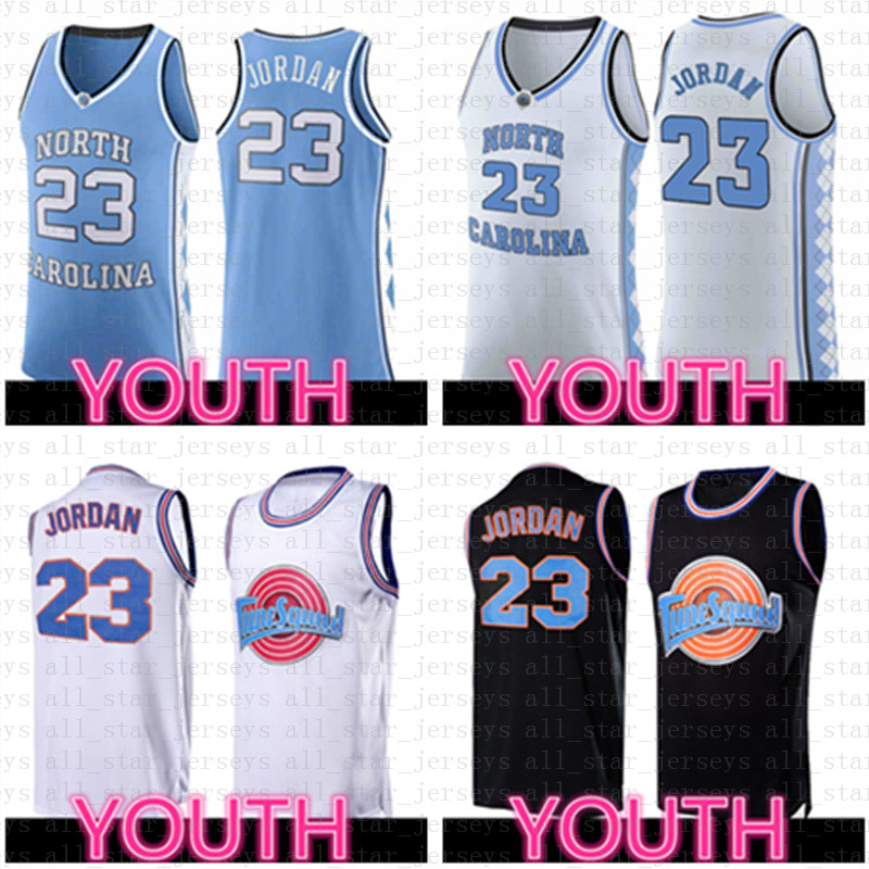 

North Carolina State University 23 Michael JD Youth Kids Mens Basketball Jersey NCAA Tune Squad Space 23 Jerseys, Youth -jersey
