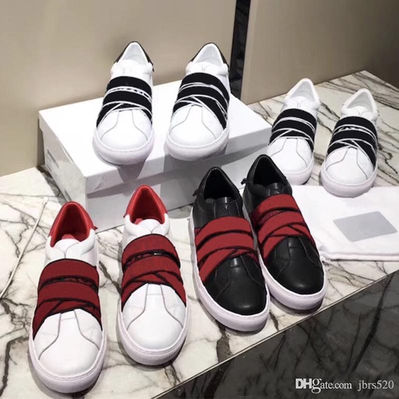 

White Casual shoes women Travel 100% leather lace-up sneaker fashion lady designer Running Trainers Letters woman shoe Flat Printed Men gym sneakers size 36-------45 With box, Extra laces