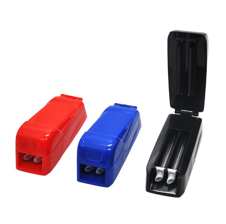 

Small manual cigarette puller portable plastic double pipe cigarette puller