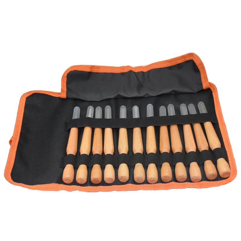 

12 Piece Set Of Wood Carving Tools Manual Wood Carving Tools Set Including Bag DIY And Basic Detailed
