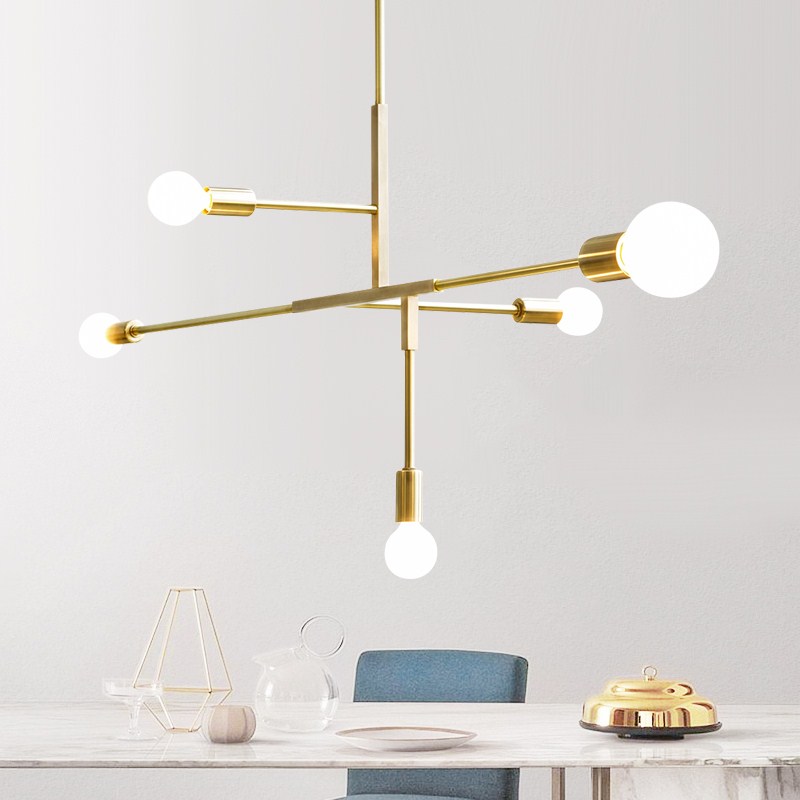 Bar Paralume per Lampada a Sospensione Semicircolare Decorativo Lamp Shade per Cucina Ristorante Arancione