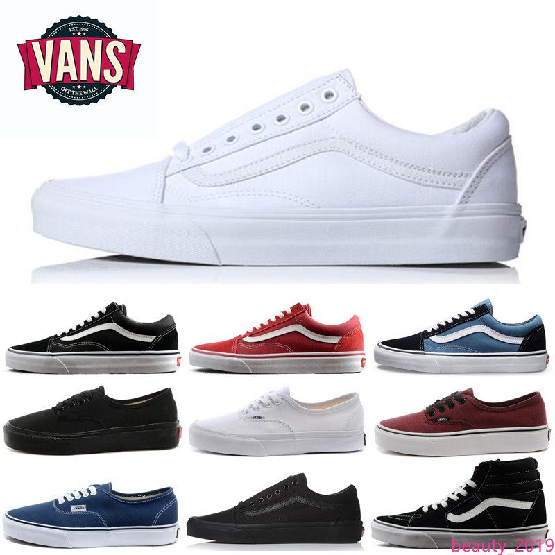 vans blancos hombre