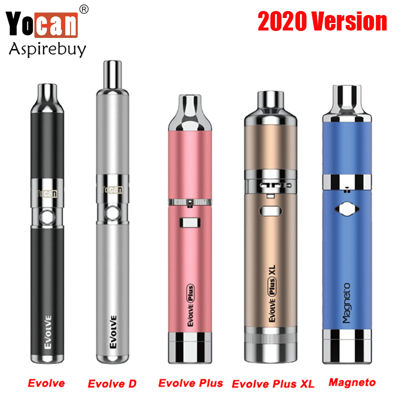 

Yocan Evolve Kit 2020 Version Evolve D /Evolve Plus XL Kit/ Yocan Magneto Wax Herbal Concentrate Vape Pen Vaporizer Kit Authentic