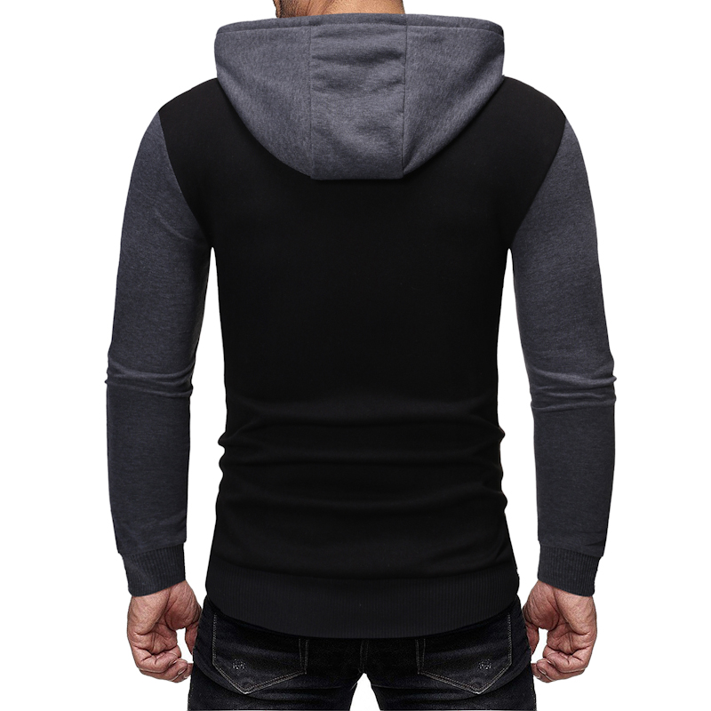 

NEW NEUE Sweatshirt Herbst Winter Beiläufige Hoodies Männer Langarm Solide Hoodie männer große größe hombre Top Bluse Trainingsa, Dark grey