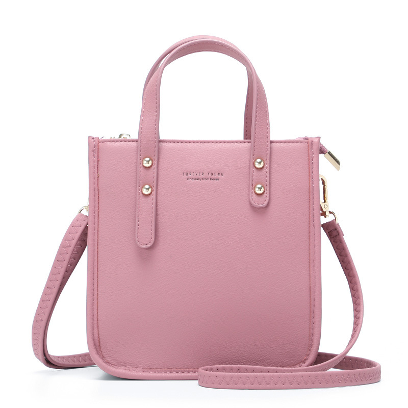 

handbag 2019 fashion ins bags messenger bag handbag lady big bag, Pink