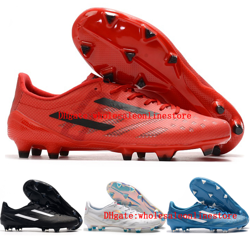 

2020 top quality mens soccer shoes X99 19.1 FG soccer cleats outdoor football boots Trainers Leather Messi scarpe da calcio, Color 1