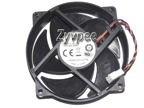 

NEW Original Cooler Master 9cm FA09025H12LPB 171116C3306 12V 0.36A 4Wire I3 I5 I7 775 Core CPU Cooler Fan