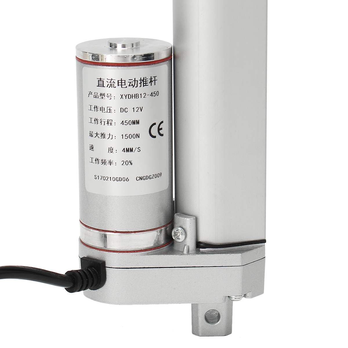 12V 500N Linear Actuator Motor 100mm Electric Door Opener For Lift Mount NEW