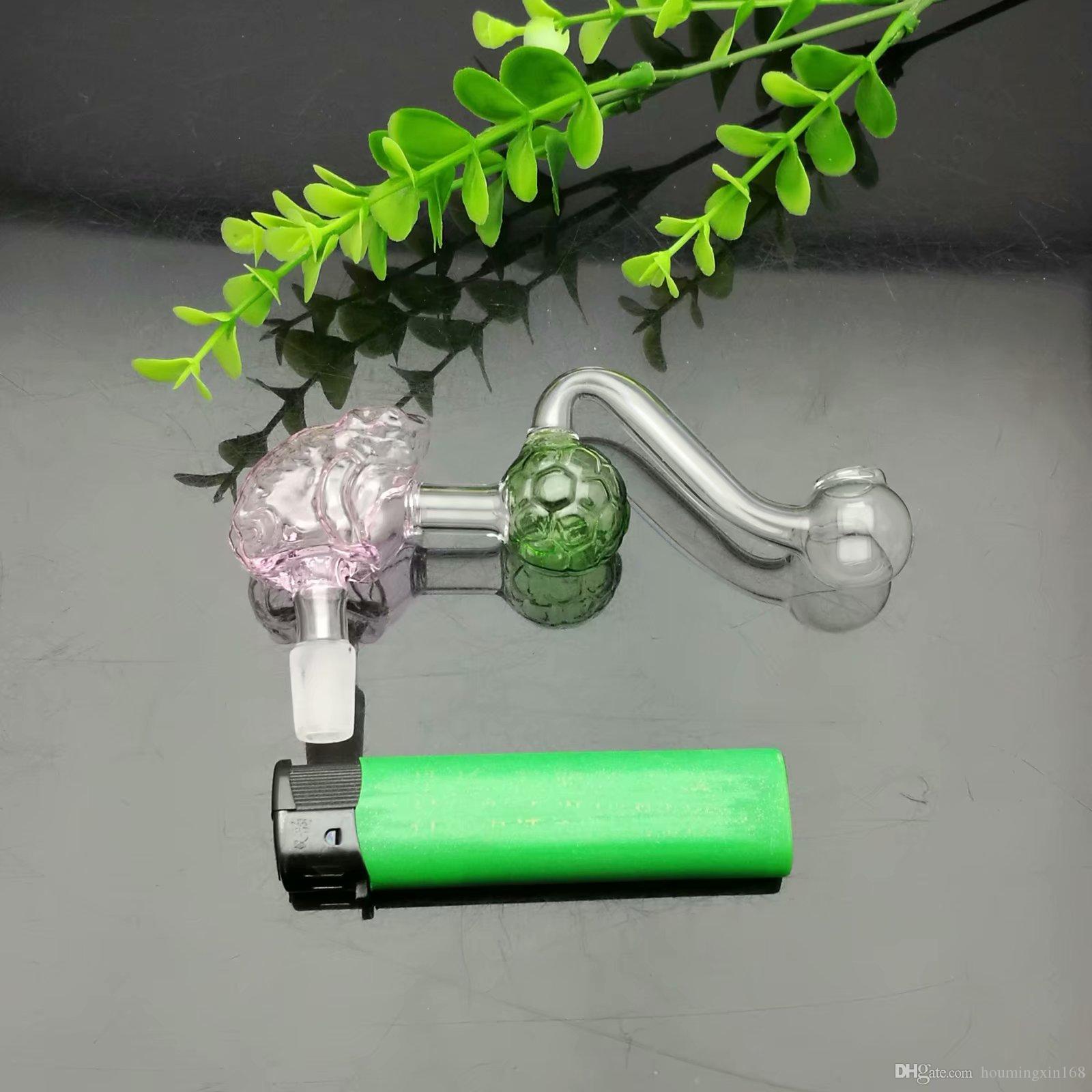 

Classic Frog Football Glass Boiler Wholesale Glass bongs Oil Burner Glass Water Pipes Oil Rigs Smoking Free shipping