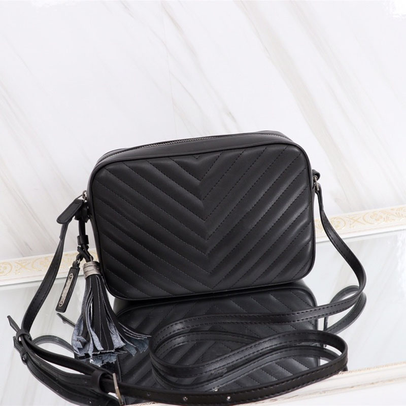 

Classic Stlye Camera bag Tassel Handbags Purse Women Single Shoulder Bags Small tote Bag Messenger Bag Belt crossboy bags wallet purses, Red