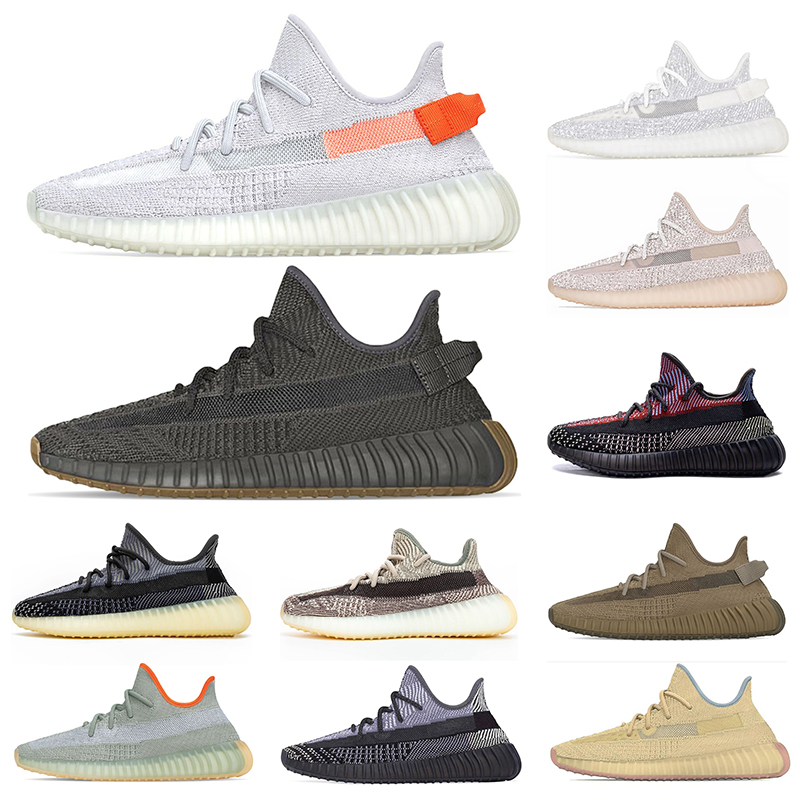 

Top Quality Kanye West Running Shoes Tail Light Zyon Asriel Desert Sage Cinder Earth Linen Static Reflective Mens Womens Sneakers Sports, Tail light 36-48