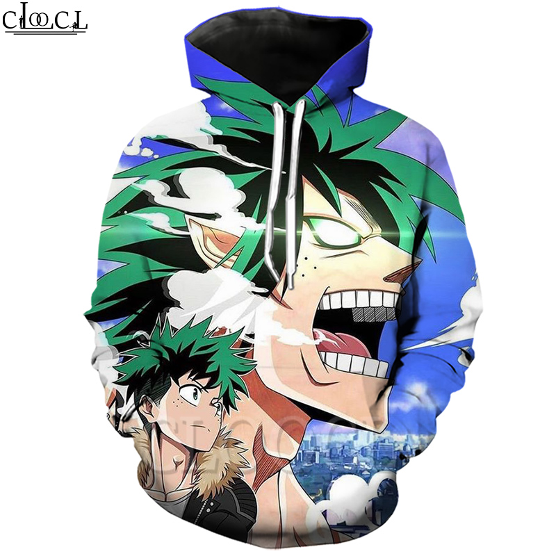 

CLOOCL Anime My Hero Academia Hoodie 3D Print Fashion Hooded Coat Sweatshirt Men Women Plus Size Long Sleeve Couples Pullovers, Hoodie 1