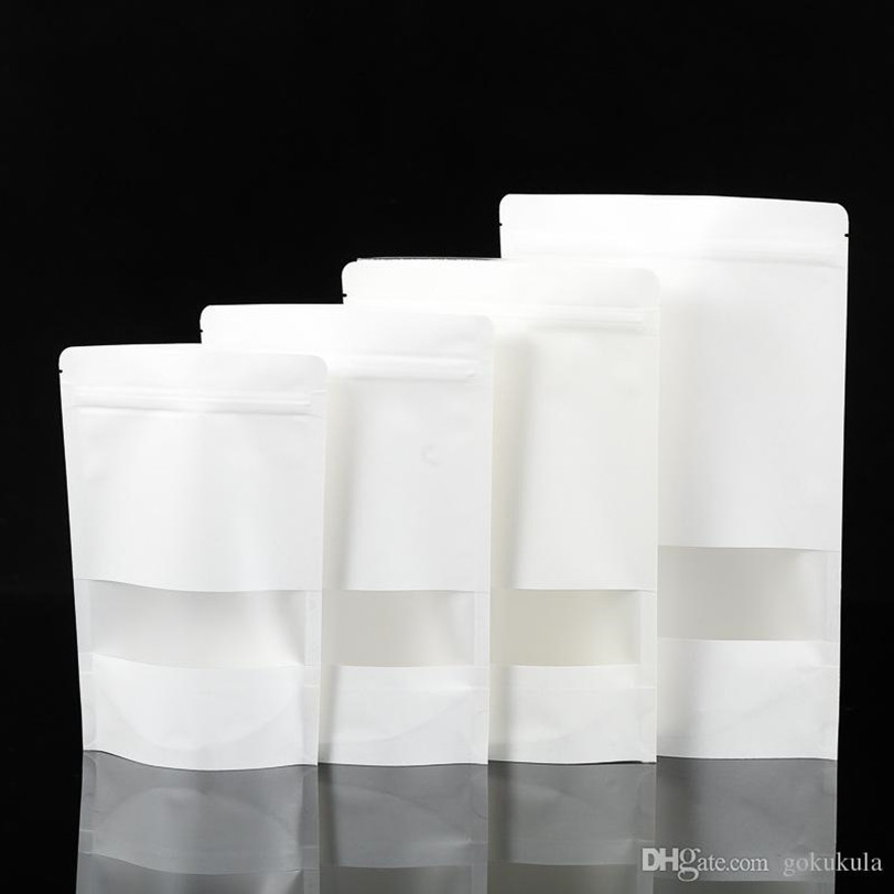 Bolsas De Sello De Agarre Auto Prensa De Plástico Transparente Resellables Zip Lock 100 paquete de alimentos Saf