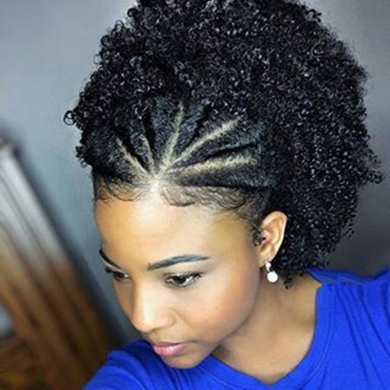 

Chic afro kinky curly Human Hair Ponytail for black women Drawstring Ponytail Human Hair Available Clip in Pony Tail hair extensions