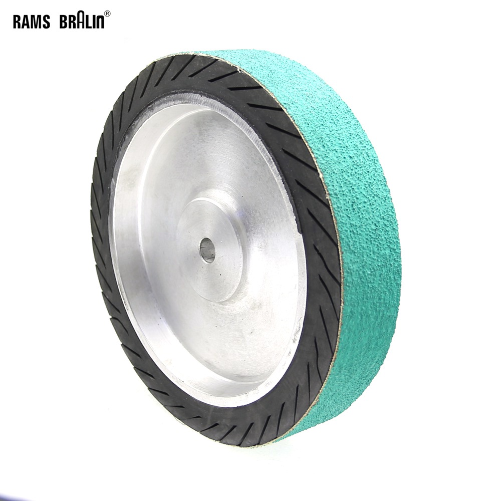 

250*50*15.875mm Centrifugal Rubber Contact Wheel 10" Expander Wheel for Sanding belt on Motor Grinder