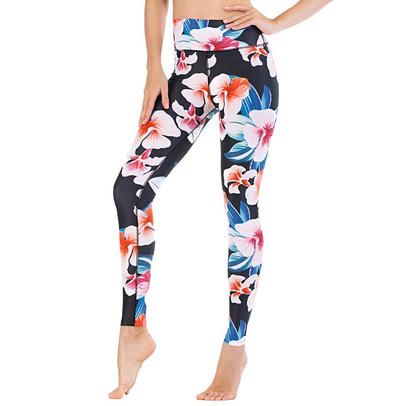 

Print Yoga Pants Women Fitness Leggings Workout Sports Running Leggings Sexy Push Up Gym Wear Elastic Slim Pants p30, Multi