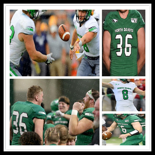 

2021 UND College Football Jersey NATE KETTERINGHAM CAMERON MCKINNEY EVAN HOLM LUKE SKOKNA ANDREW ZIMMERMAN TRAVIS TOIVONEN CANADY Custom, White