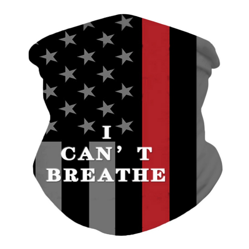 

I Can't Breathe Letter Sunscreen Turban Anti-dust Motorcycle Bike Riding Mask Hanging Ear Scarf Bandana Neck Scarves Wraps, 04
