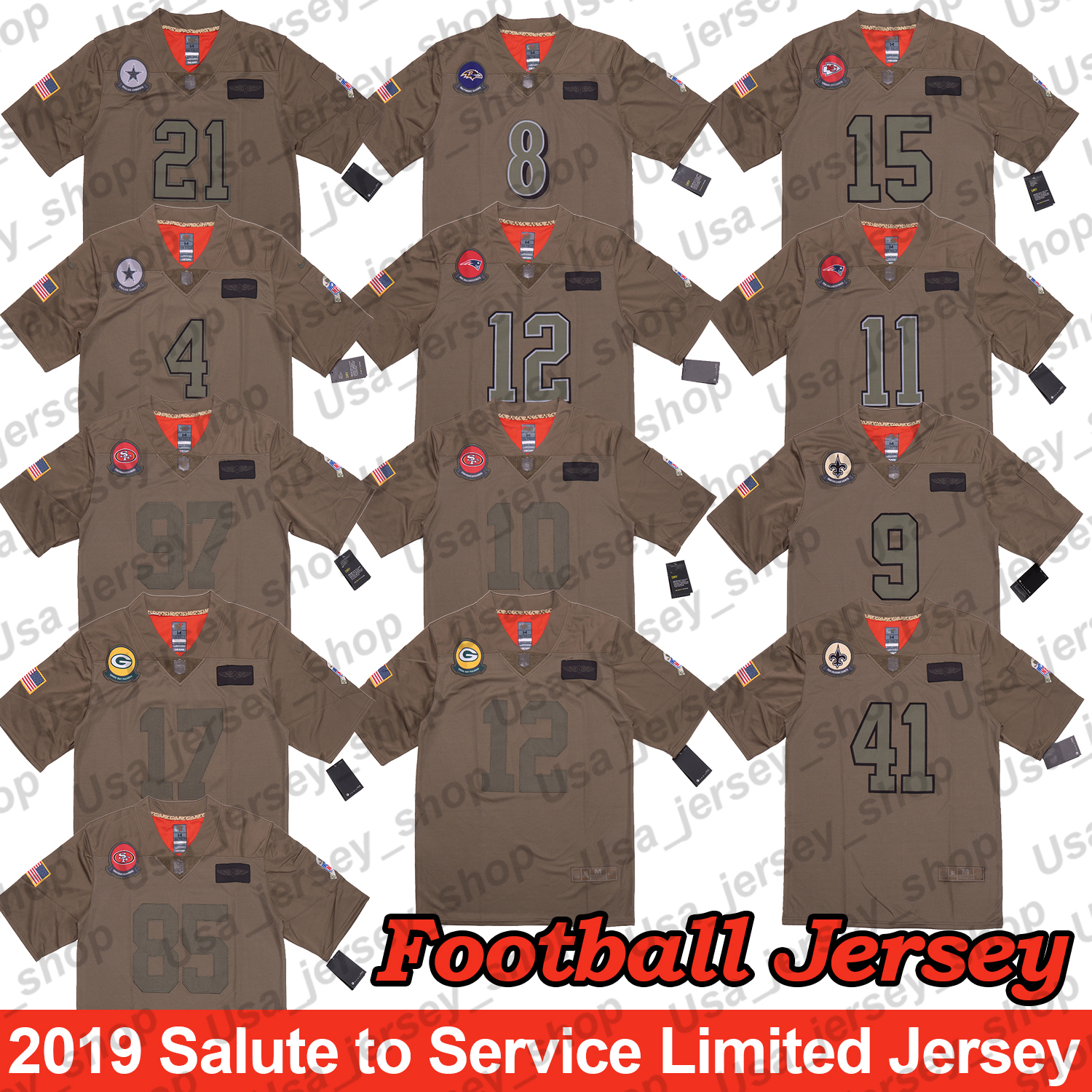 salute to service football jerseys