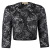 

Women' shrug Women' Shrug Three Quarter Sleeve Cropped Short Open placket Nylon Spandex Single layer stylish, Navy blue