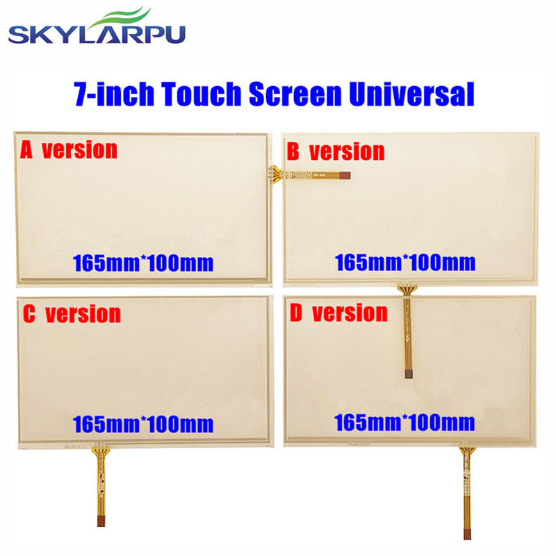 

10pcs/lot New 7-inch 165mm*100mm Touchscreen for Car Navigation DVD 7 inches Touch Screen Digitizer Panel Universal