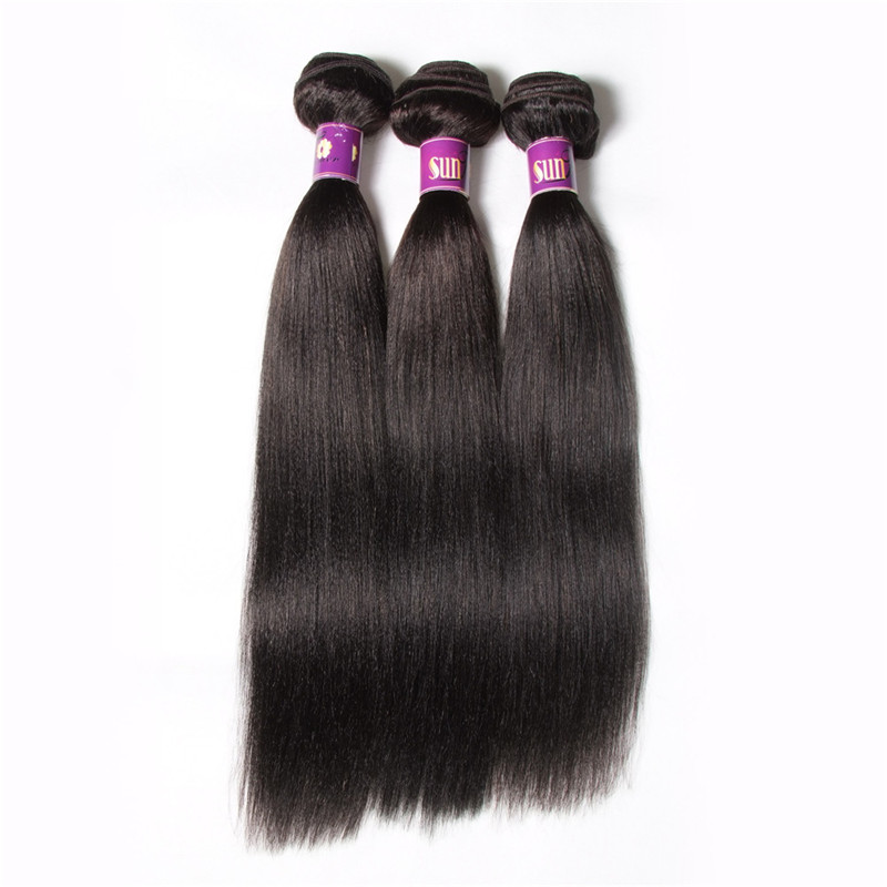 

7A Best Brazilian Kinky Straight Weave 3 Pcs Lot,Kinky Straight Brazilian Virgin Hair Bundles,Italian Coarse Yaki Hair DHL Free Shipping, Natural color