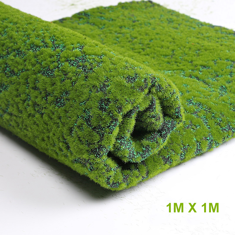 

Artificial Moss- Fake Green -Plants Faux Grass For Shop Home Patio Decoration