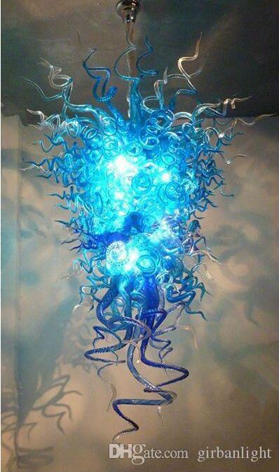 

100% Handmade Blown Glass Chandelier CE UL Certificate Glass Pendant Lamps Style Modern Art LED Chandelier for Home Decor