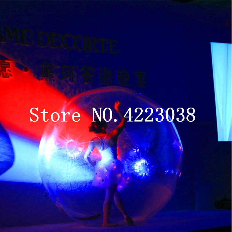 

1.0mm thickness pvc 2m clear water walking ball inflatable water ball inflatable human hamster ball for sale