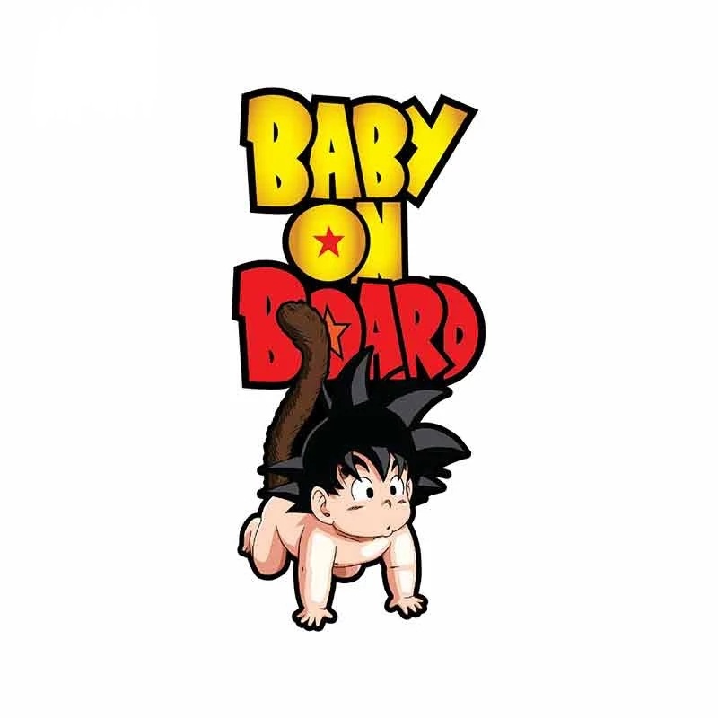 

15.5CM baby on board cute style water resist car refrigerator sticker HF-001