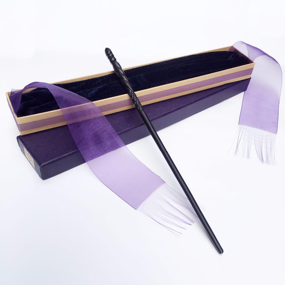 

Toys Gifts Magic Props toy Arrive Metal/Iron Core Ginny Weasley Wand/ Elegant Ribbon Gift Box Packing