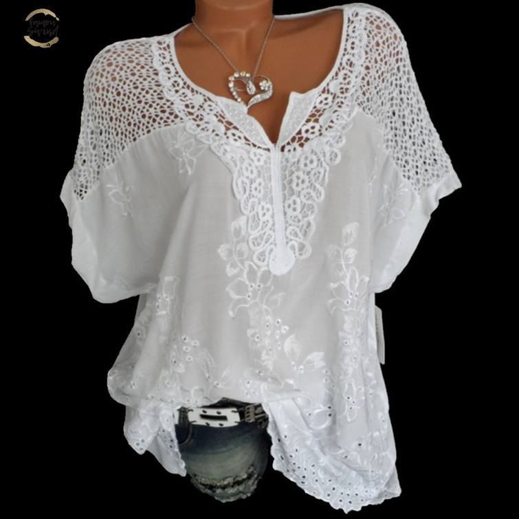 camisas de encaje para mujer
