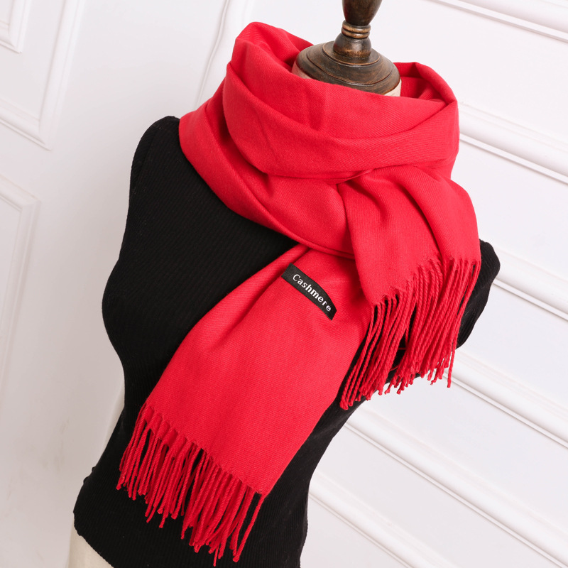 scarves for women red