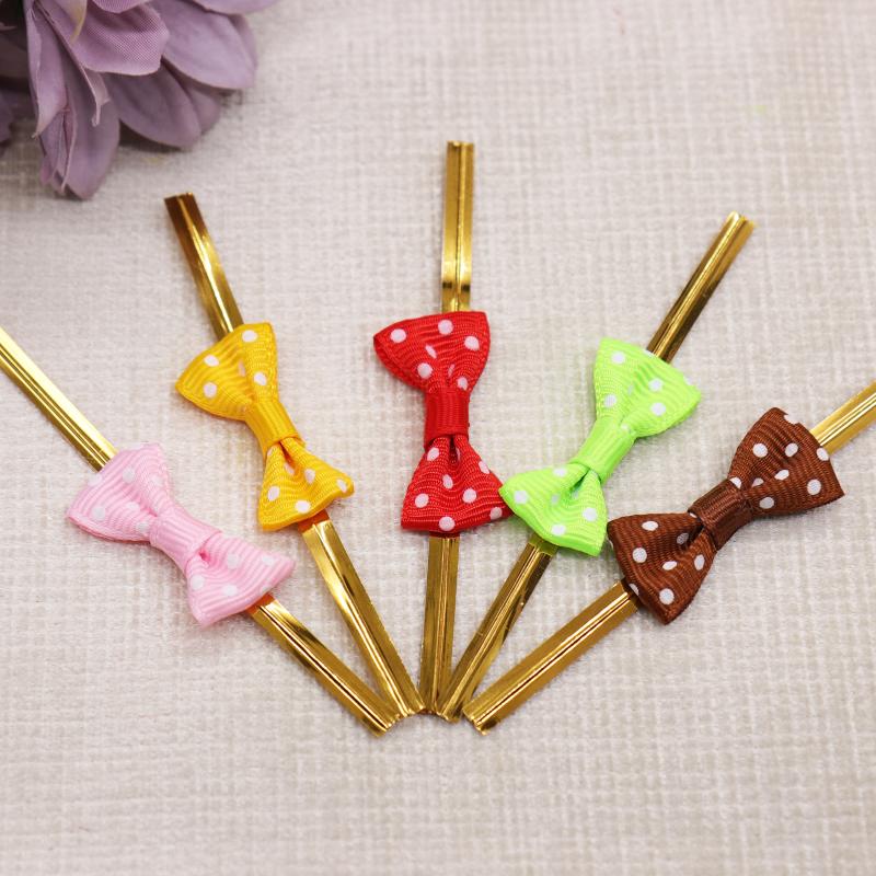 

50pcs Butterfly Cookie Bread Packing Sealing Wire Bakery for Candy Cake Bag Gift Wrapping Wedding Party Decoration