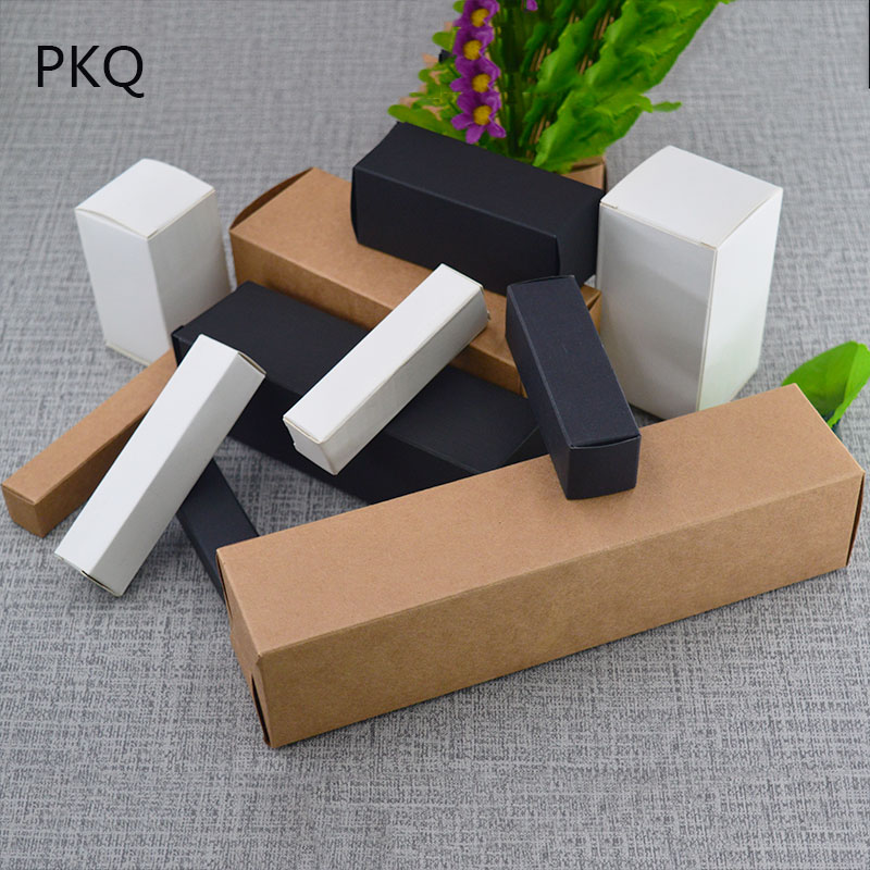 

20pcs Brown Kraft Paper Box Craft Cardboard Lipstick Box Small Gift Packaging Cosmetic/Makeup Storage Carton