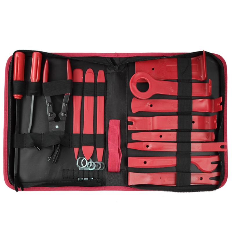 

Newest Car Audio Radio Repair Tool Kit 19pcs/set Interior Door Panel Trim Dash Audio Removal Installer Pry Repair Hand Tools Kit
