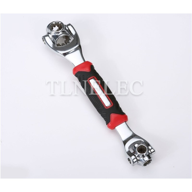 

Multi-function 48 in 1 Dog Bone Wrench Roll Type Rotate 360 Degrees Non-slip Wrench Car Repair Hand Tools