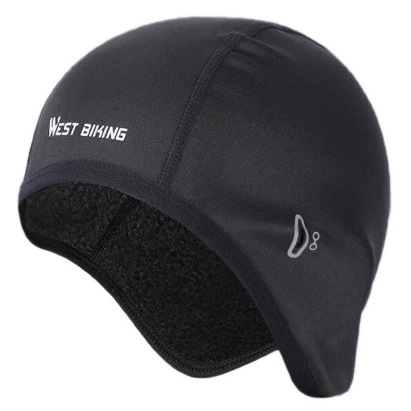 

WEST BIKING Winter Cycling Caps Polar Fleece MTB Bike Balaclava Hats for Men Sports Headband Skiing Snowboard Bicycle Cap Black