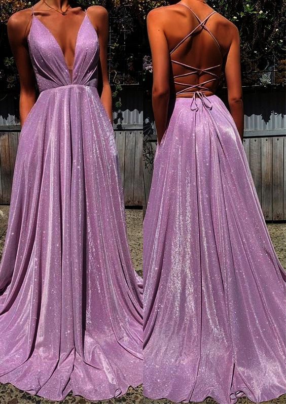

Sexy Bling Fabric Backless Prom Evening Dress Deep V neck with Pockets Empire Long Bridesmaid Formal Pageant Dresses, Hunter green