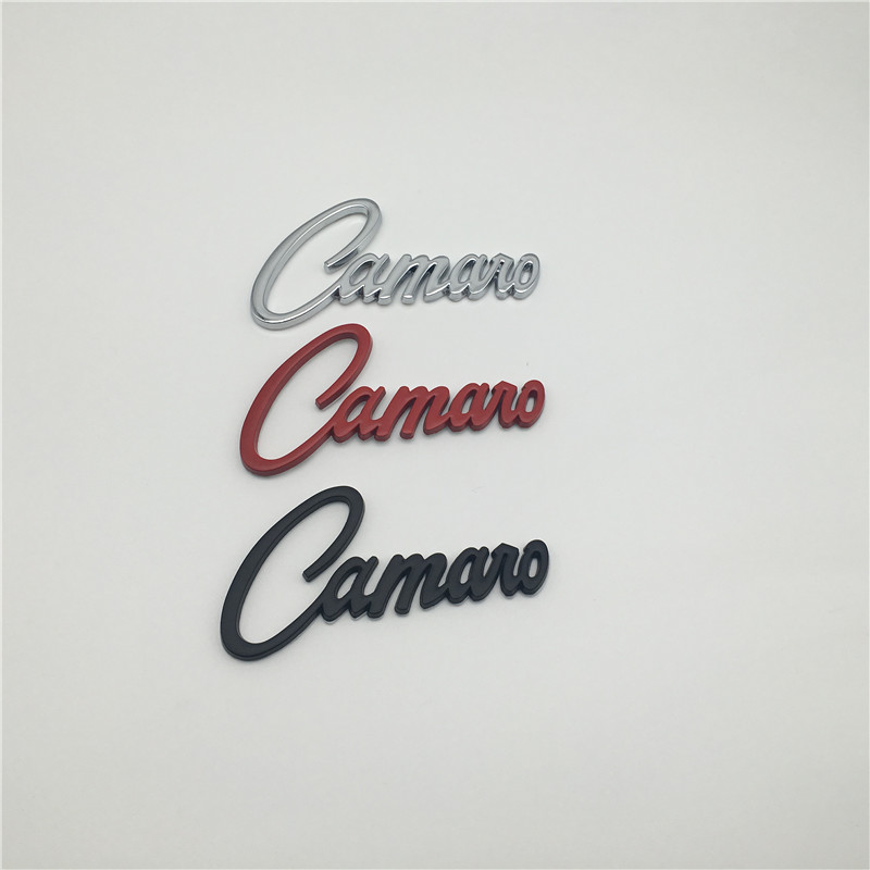 

Car Rear Body Emblem Logo Nameplate Sticker For Chevrolet Chevy Camaro ZL1 RS SS, Metal