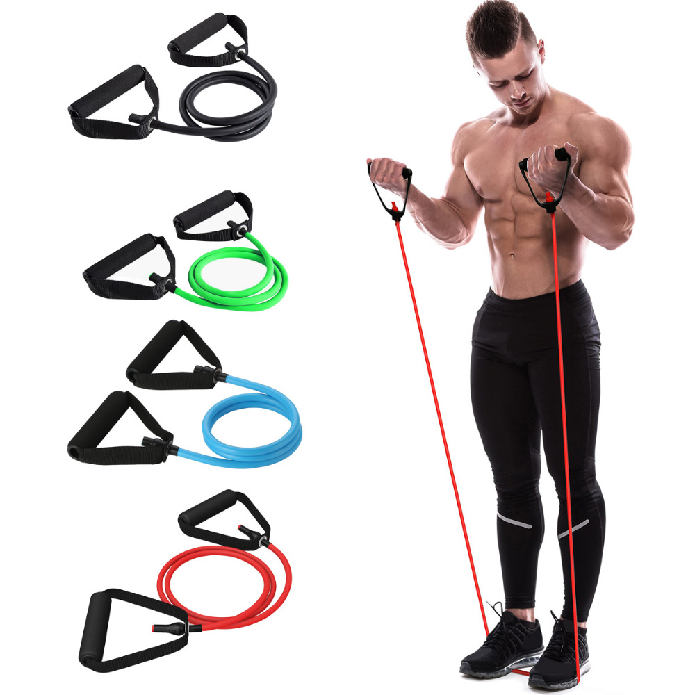 

New style gum for fitness rubber Elastic Pull Rope Yoga Resistance Bands muscle bodybuilding Stretch Exercise Tubes fitness gum