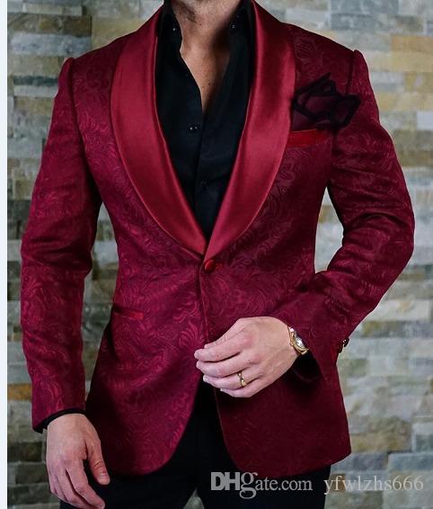 

Shawl Lapel Wedding Tuxedos Slim Fit Suits For Men Groomsmen Suit Two Pieces Cheap Prom Formal Suits (Jacket+Pants+Tie) 103, Same as image